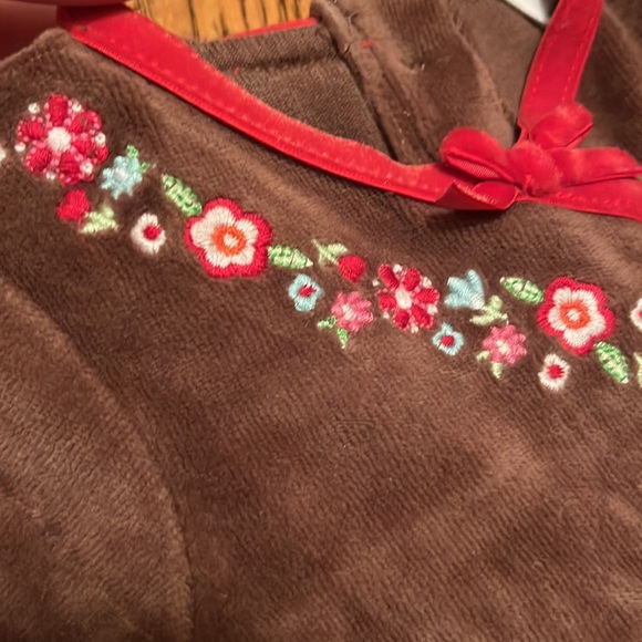 Like new Gap brown velour dress with matching bloomers - Picture 4 of 15